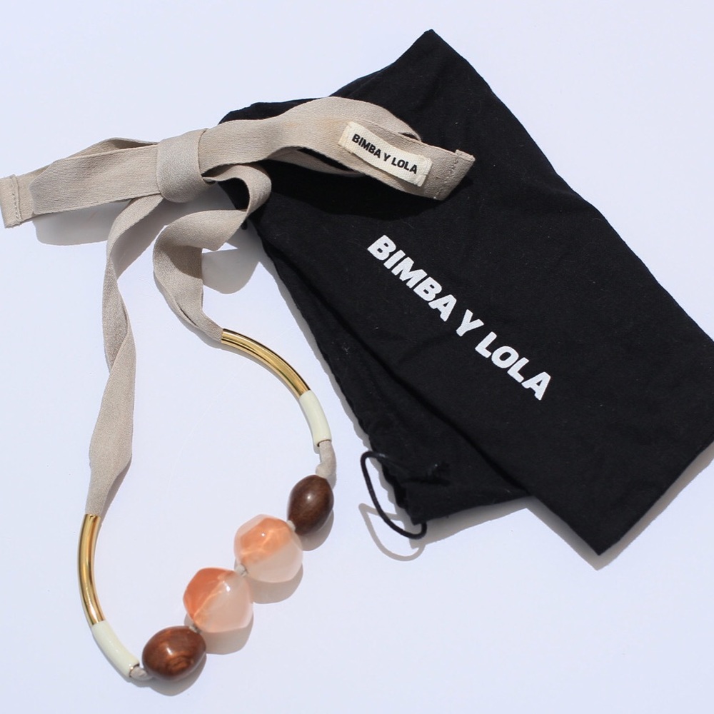 Bimba y Lola Spanish designer quartz necklace